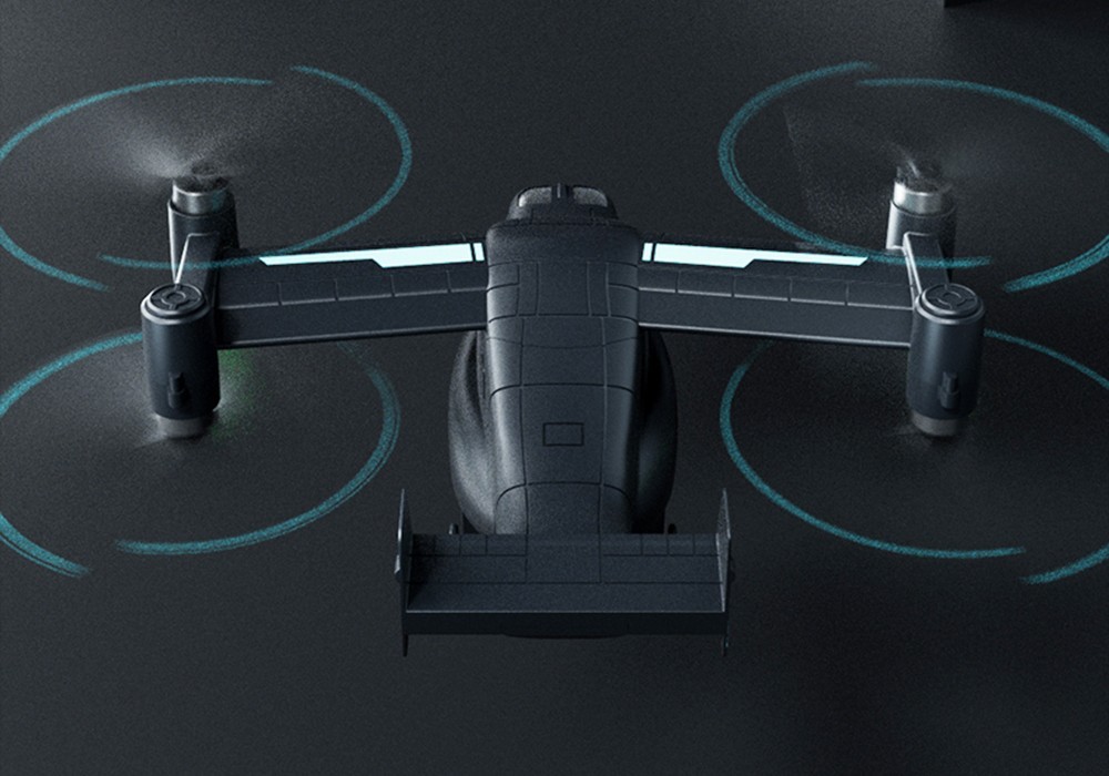 JJRC X27 RC Drone with 1080P HD Wide-angle Camera, WiFi FPV, GPS Altitude Hold Headless Mode - 3 Batteries