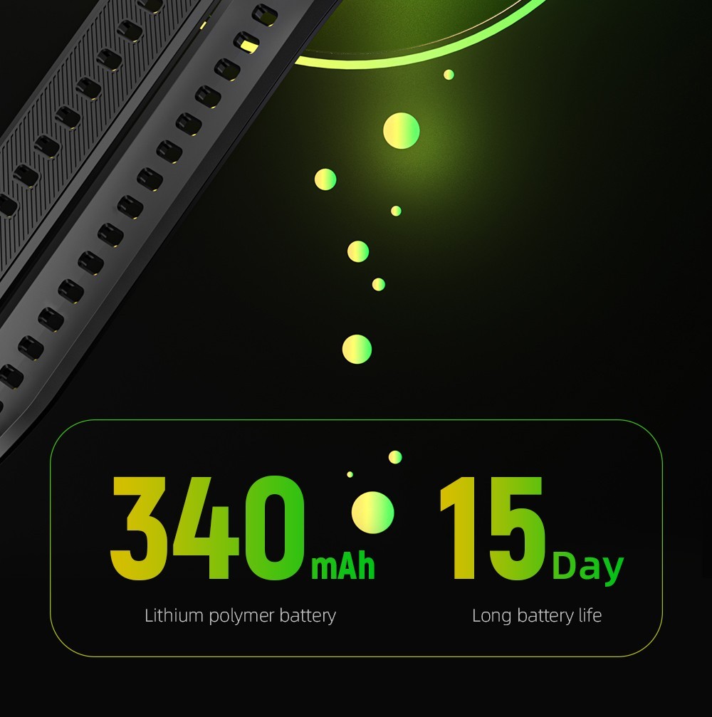 LOKMAT ATTACK 2 Pro Smartwatch 1.39'' TFT LCD Screen Bluetooth 5.2 IP68 Waterproof Heart Rate & Blood Pressure Monitor, Fitness Tracker - Gold
