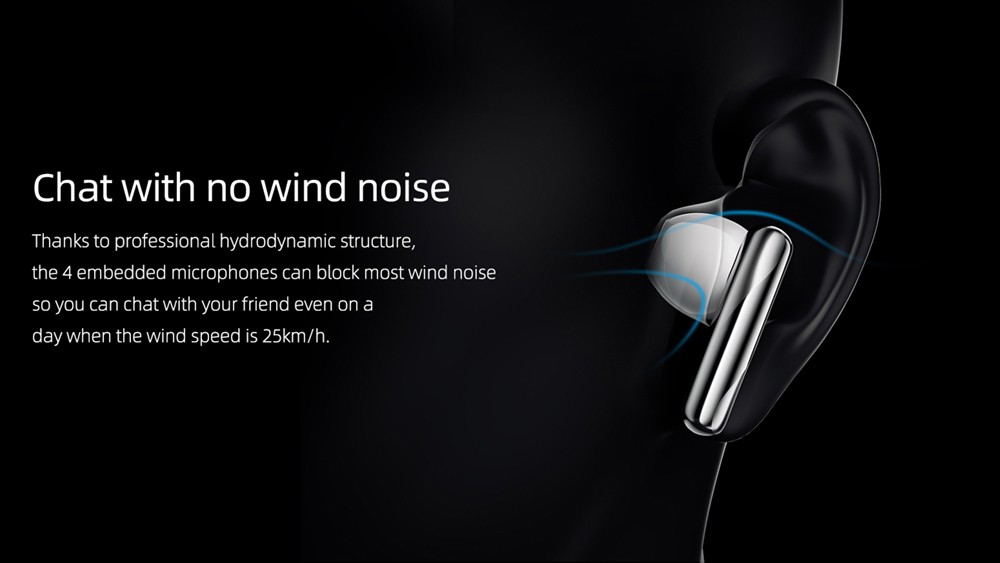QCY FairyBuds T21 TWS Earbuds Black