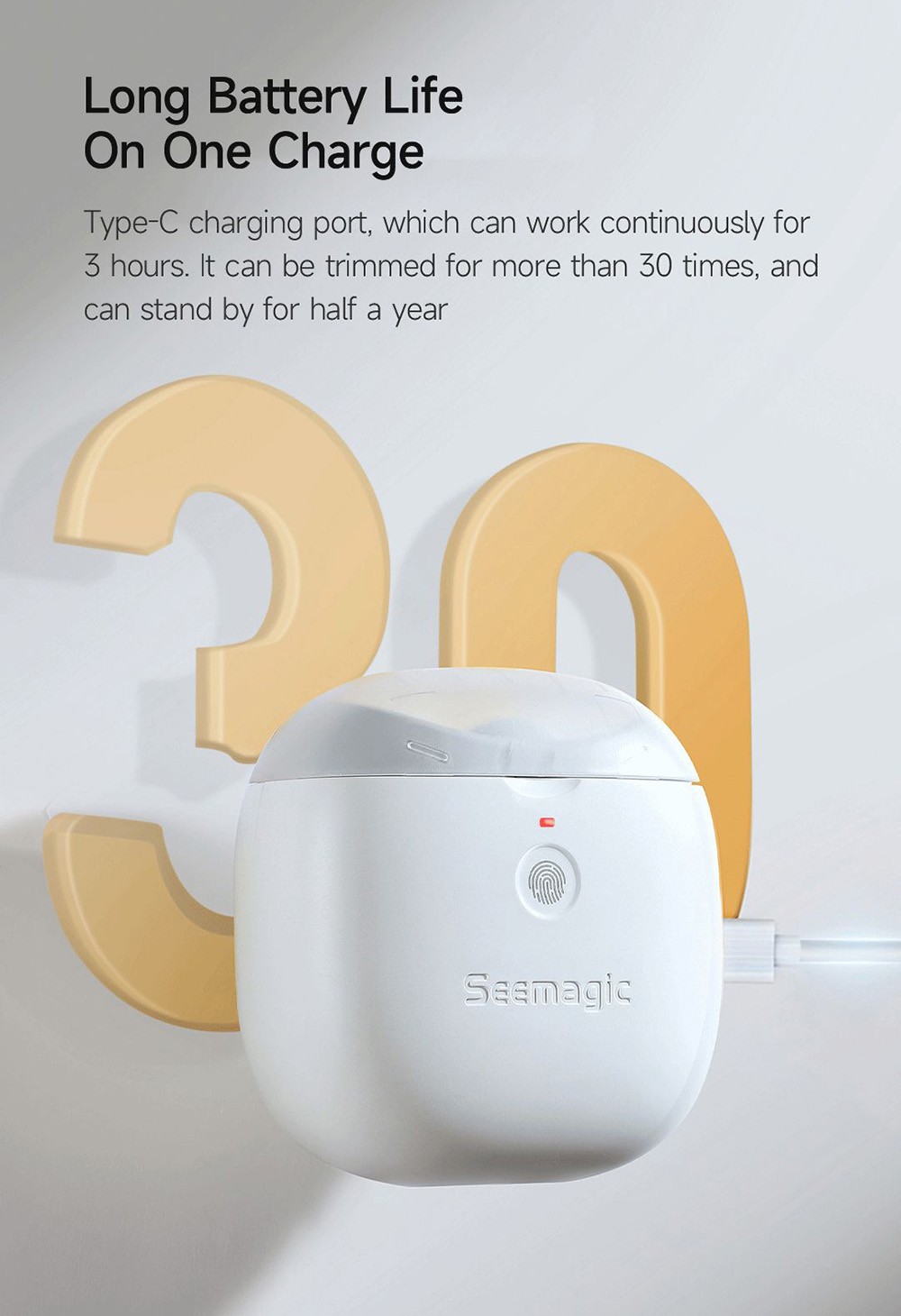 Seemagic Electric Automatic Nail Clippers Pro