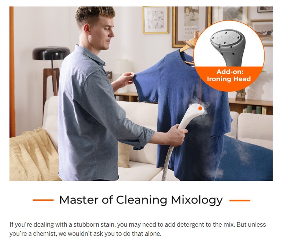 UWANT B200 Multifunctional Cloth Cleaning Machine Vacuum Spot Cleaner Integration Washing Machine 12000Pa Suction 1500ML Water Tank Self-Cleaning Low Noise for Carpet Sofa Curtain Mattress Upholstery - White