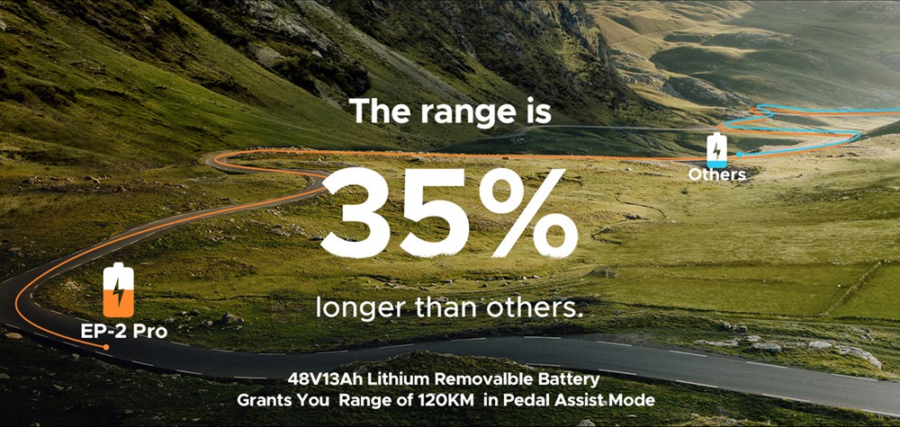 ENGWE EP-2 Pro Electric Bicycle & 13Ah Battery Combo - Black