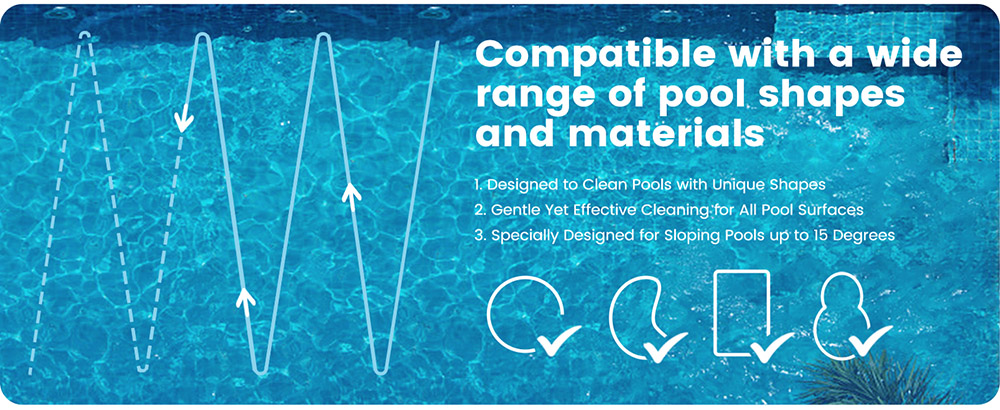 Genkinno P1 SE Cordless Automatic Robotic Pool Vacuum Cleaner For Above/In Ground Swimming Pool