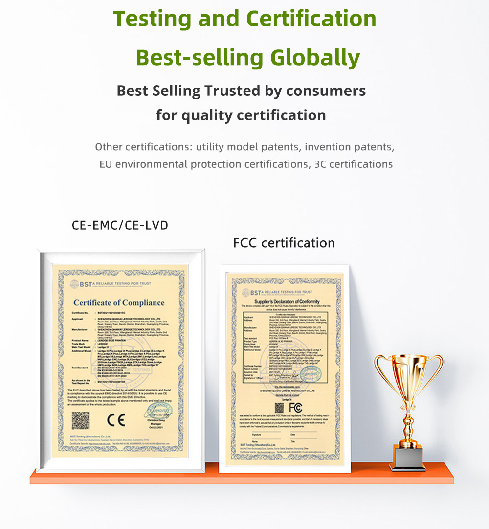 Lerdge iX 3D Printer Kit, Auto Leveling, 0.1mm Printing Accuracy, 200mm/s Printing Speed, PEI Flexible Sheet, 3.5 Inch IPS Touch Screen, TMC2226 Silent Driver, Resume Printing, Full-Metal Extruder, 180*180*180mm - Green