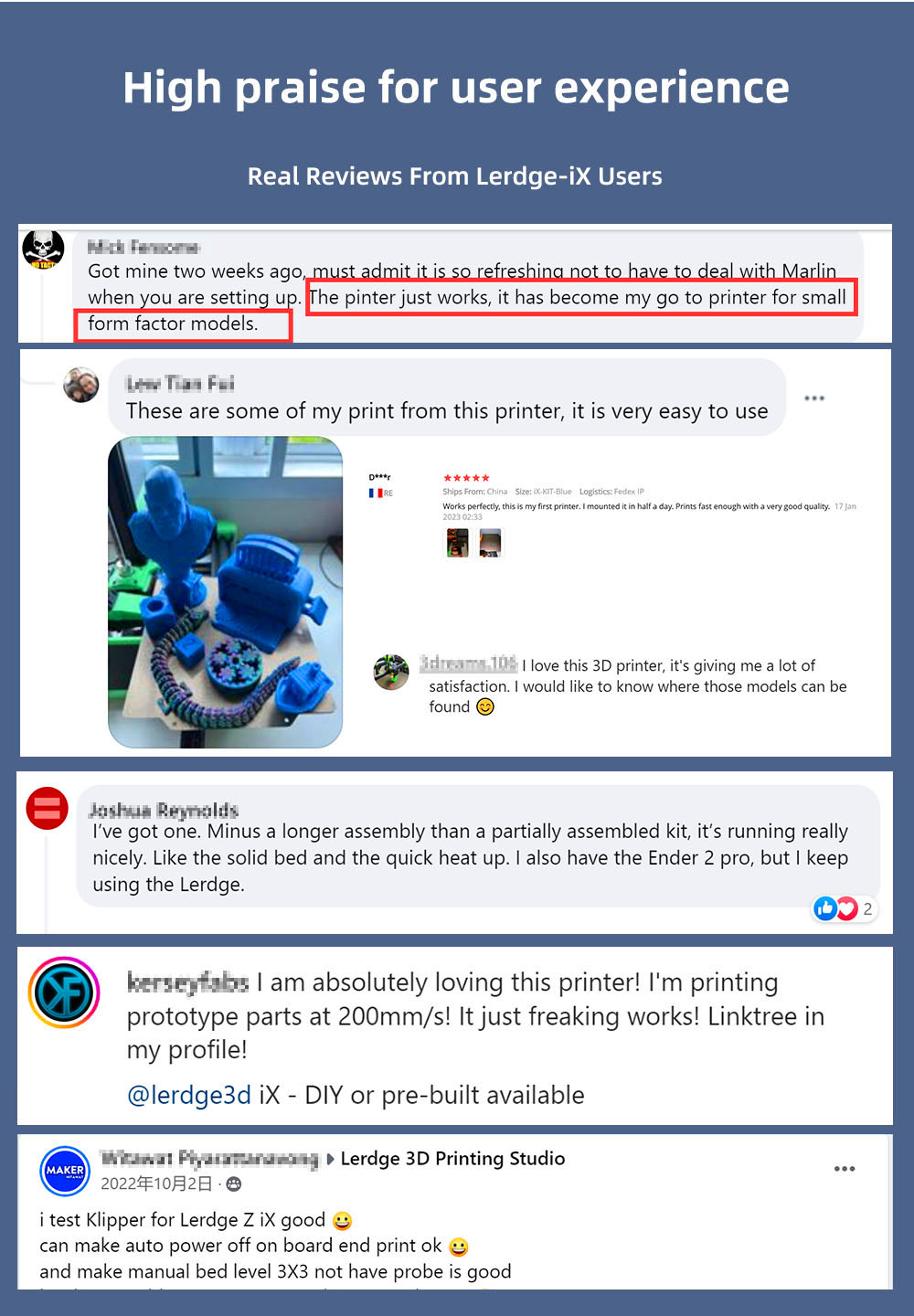 Lerdge iX 3D Printer Kit, Auto Leveling, 0.1mm Printing Accuracy, 200mm/s Printing Speed, PEI Flexible Sheet, 3.5 Inch IPS Touch Screen, TMC2226 Silent Driver, Resume Printing, Full-Metal Extruder, 180*180*180mm - Green