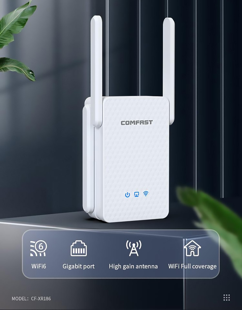 COMFAST CF-XR186 WiFi Signal Amplifier EU