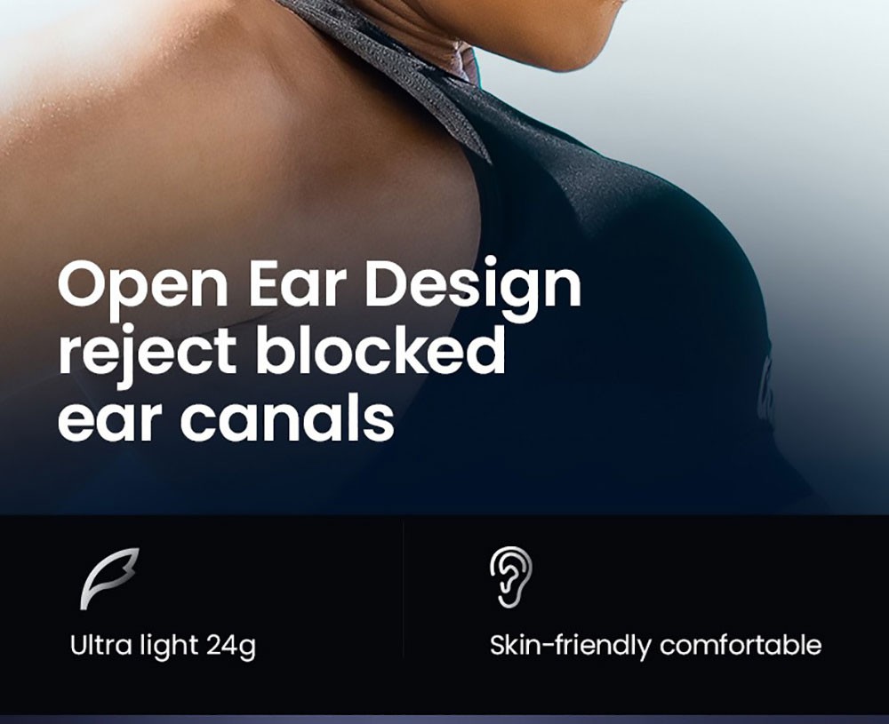 Coowoo OPEN EAR Duo Sports Headset Bluetooth 5.2