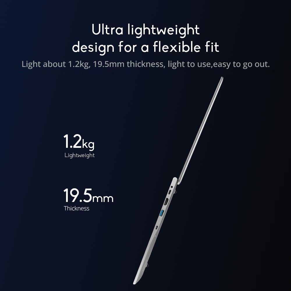 DERE R14 Laptop 14.1 inch HD Screen, Intel Celeron N4500, Windows 11, 12GB DDR4 512GB SSD