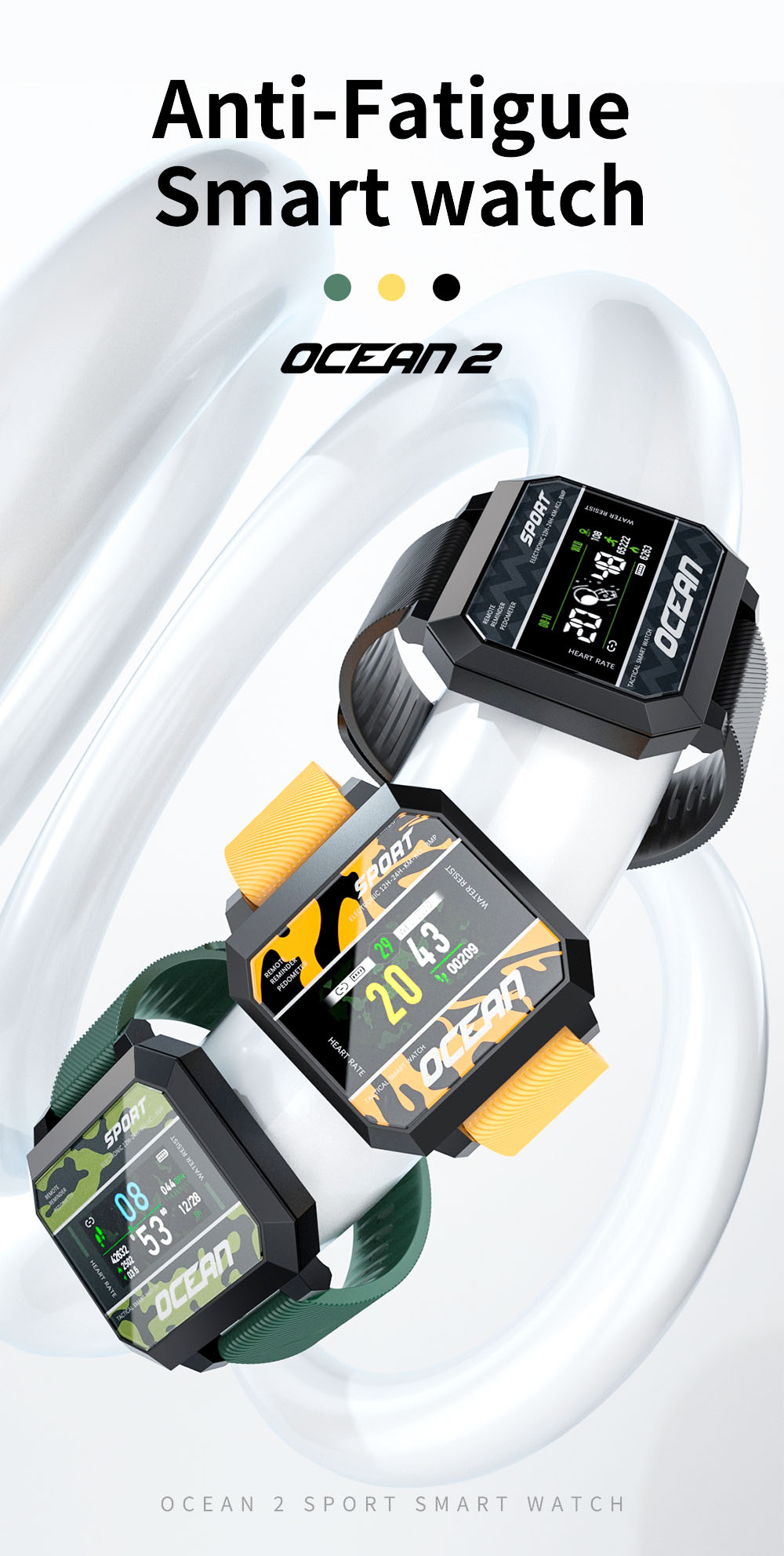 LOKMAT Ocean 2 Smartwatch Fitness Tracker - Orange