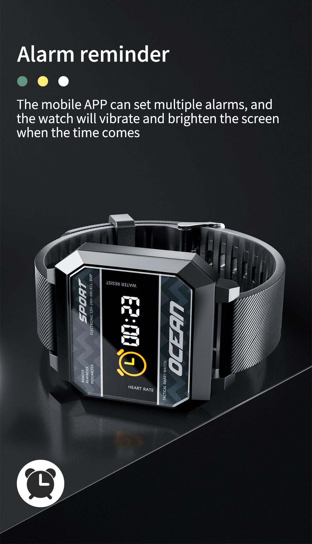 LOKMAT Ocean 2 Smartwatch Fitness Tracker - Orange