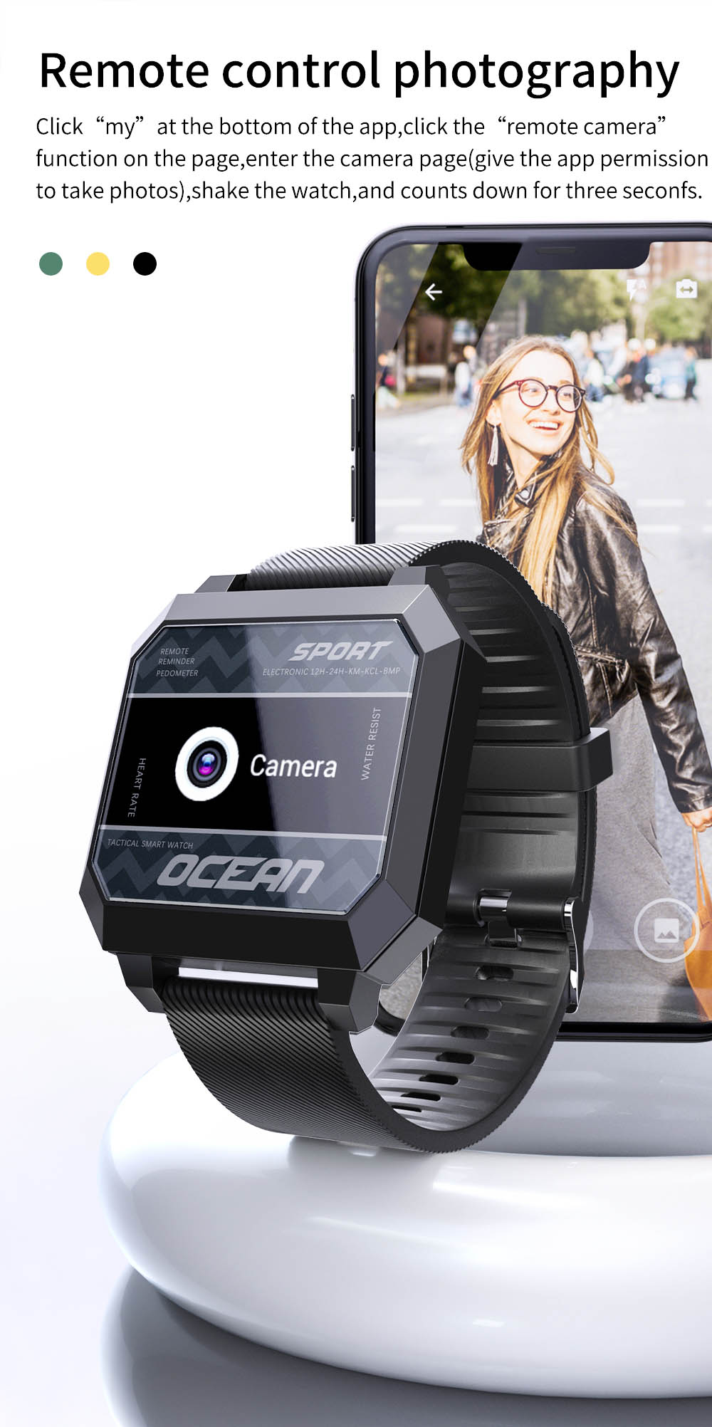 LOKMAT Ocean 2 Smartwatch Fitness Tracker - Orange