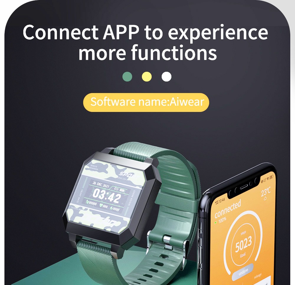 LOKMAT Ocean 2 Smartwatch Fitness Tracker - Orange