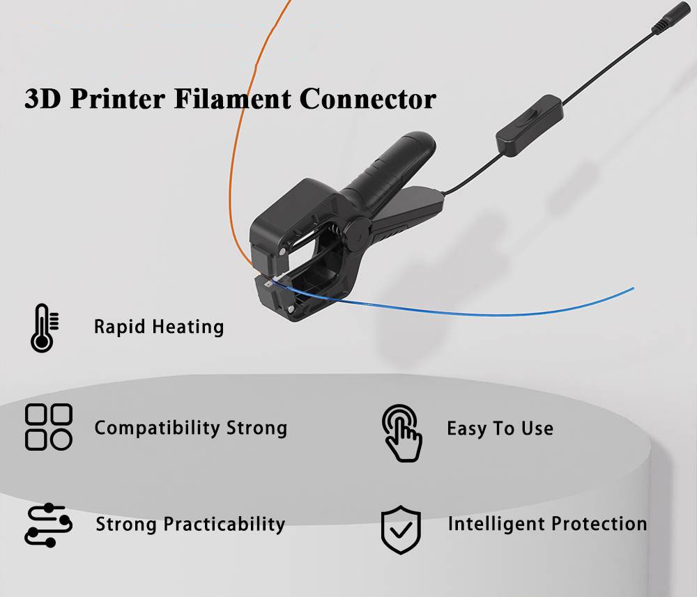 Lerdge 3D Printer Filament Connector EU Plug