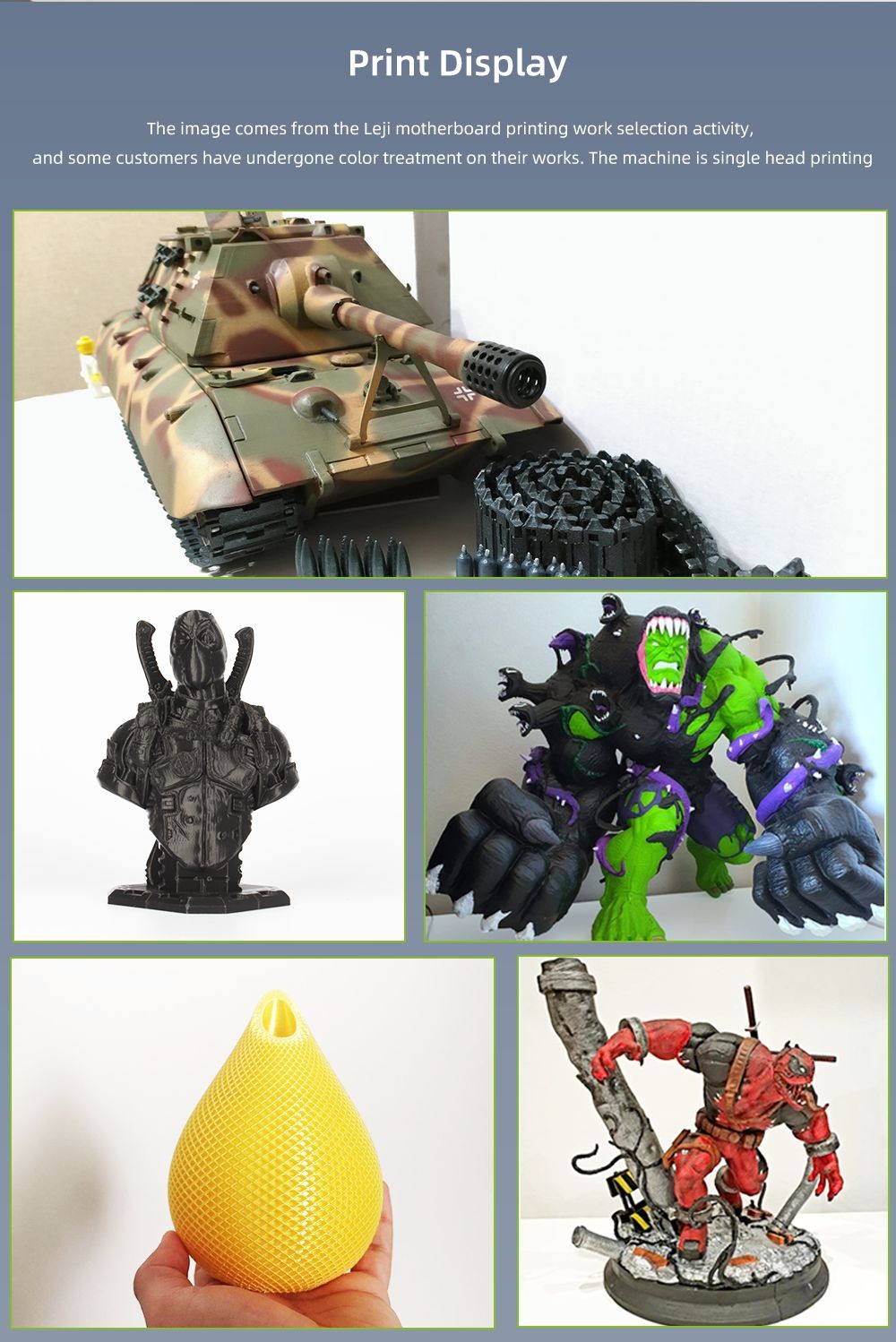 Lerdge iX 3D Printer RTP Version, Pre-Assembly, Auto Leveling, 0.1mm Printing Accuracy, 200mm/s Printing Speed, PEI Flexible Sheet, 3.5 Inch IPS Touch Screen, TMC2226 Silent Driver, Resume Printing, Full-Metal Extruder, 180*180*180mm - Blue