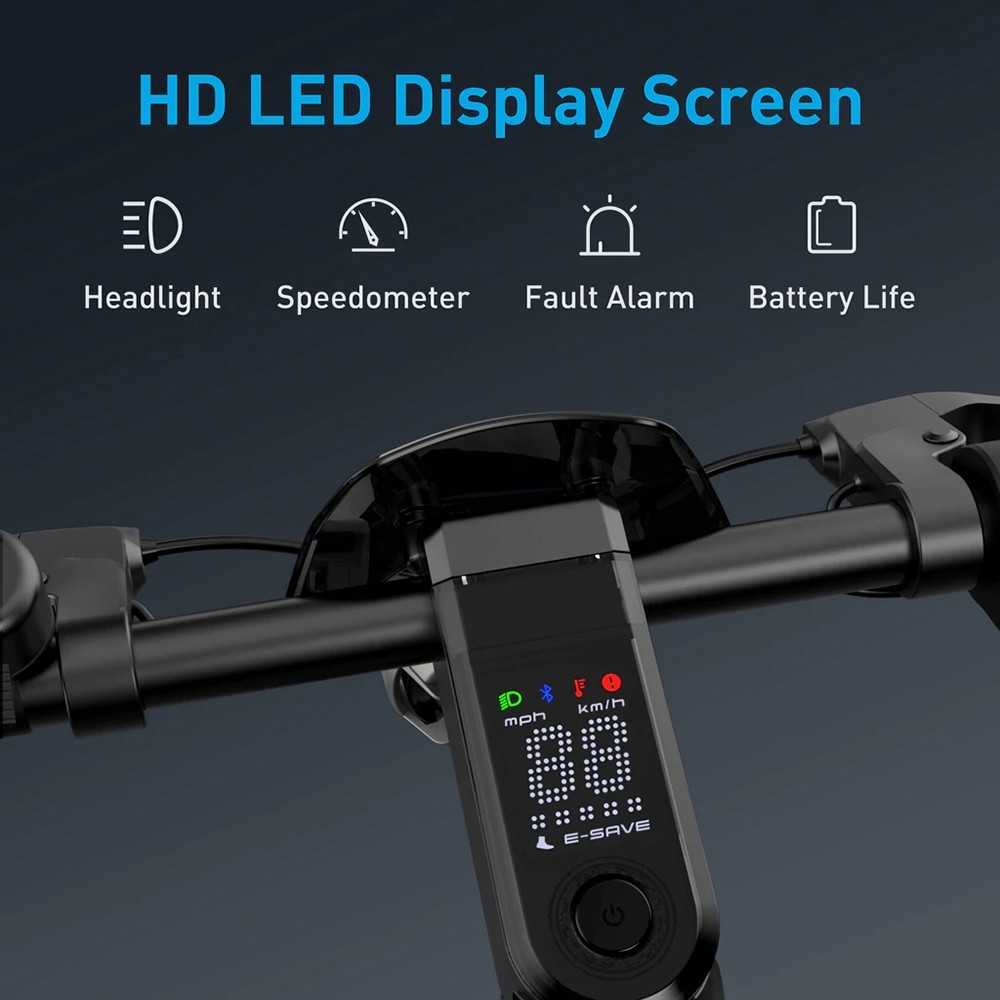 NIU KQi3 Sport 9.5'' Wheel Electric Scooter 300W Rated Motor 25km/h Max Speed with APP 40km Mileage - Blue