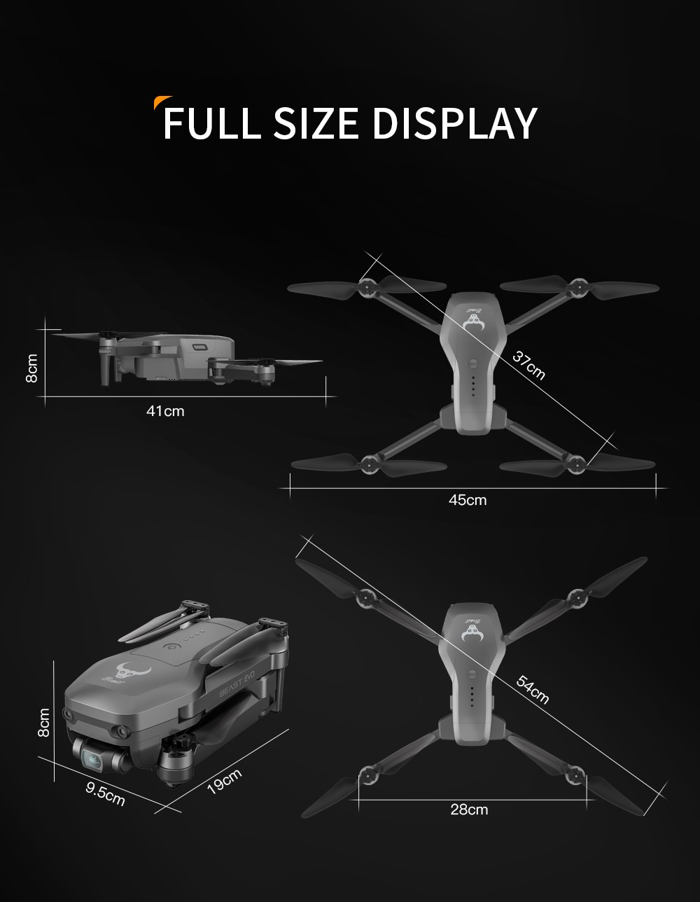 ZLL SG906 Max 3 RC Drone Visual Obstacle Avoidance 3-Axis Gimbal 4K Camera GPS Smart Follow - 3 Batteries