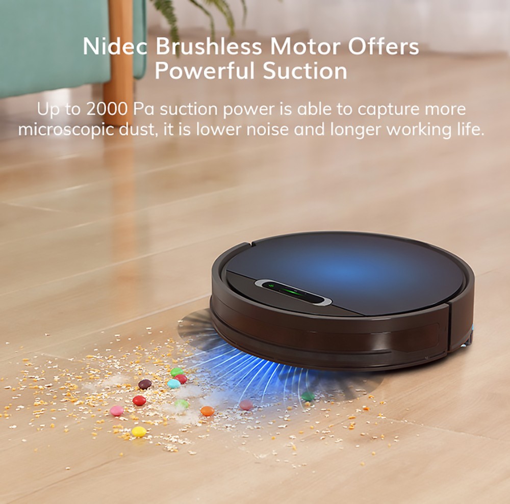 ILIFE B5 Max Robot Vacuum Cleaner 2000Pa Suction Vacuuming Mopping