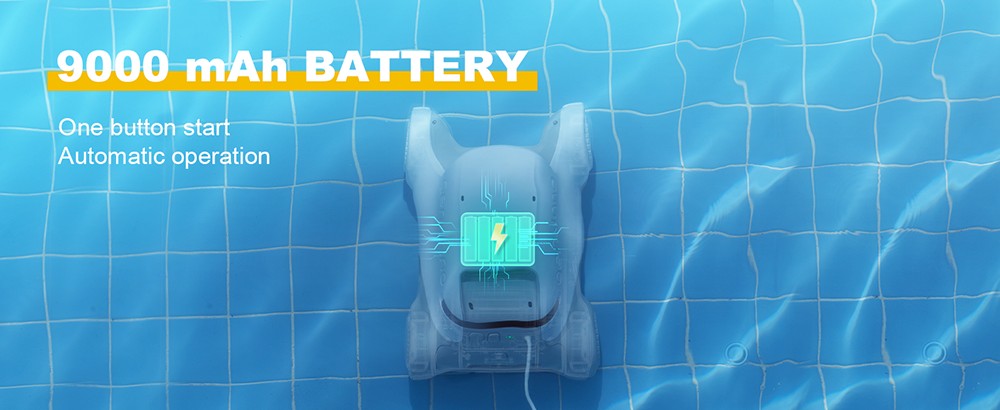 Genkinno P1 SE Cordless Automatic Robotic Pool Vacuum Cleaner For Above/In Ground Swimming Pool