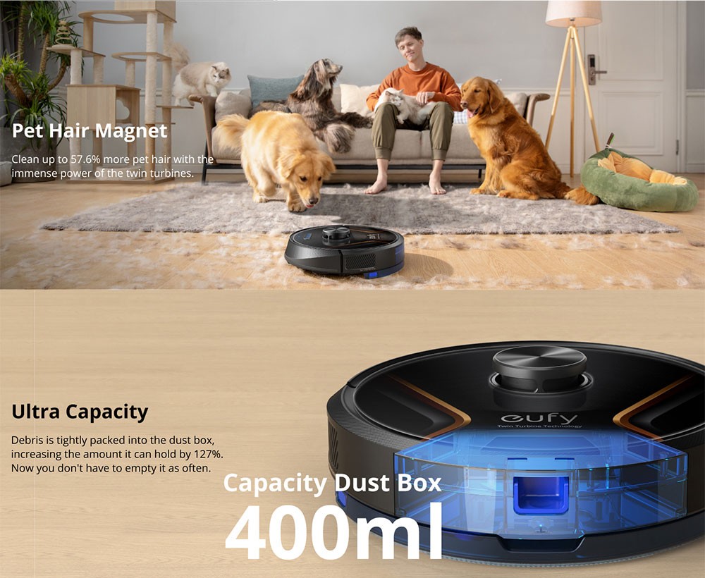 Eufy RoboVac X8 Hybrid Robot Vacuum Cleaner