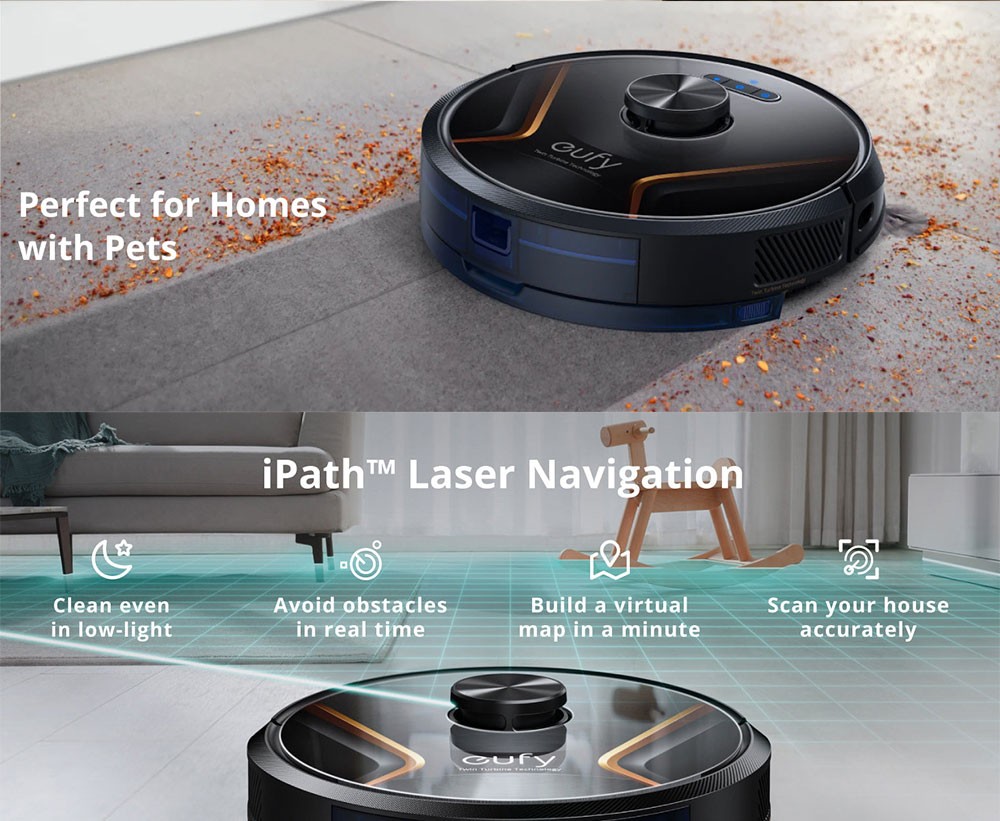 eufy RoboVac X8 Hybrid Robot Vacuum Cleaner