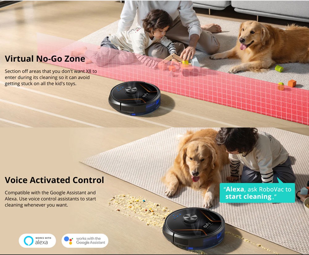 eufy RoboVac X8 Hybrid Robot Vacuum Cleaner