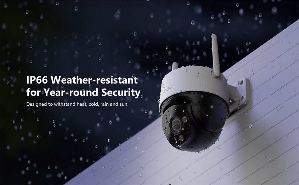 IMOU Cruiser SE+ 4MP Outdoor Security Camera with Spotlight, 110dB Siren, Color Night Vision, 1440P Panoramic Camera, IP66