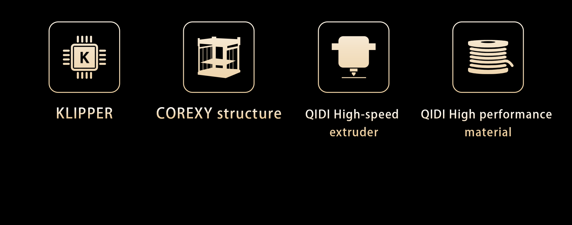 QIDI TECH X-Max 3 3D tlačiareň, automatické vyrovnávanie, rýchlosť tlače 600 mm/s, flexibilná HF doska, ventilátor s cirkuláciou v komore, detekcia filamentu, sušiaci box, 325*325*315 mm