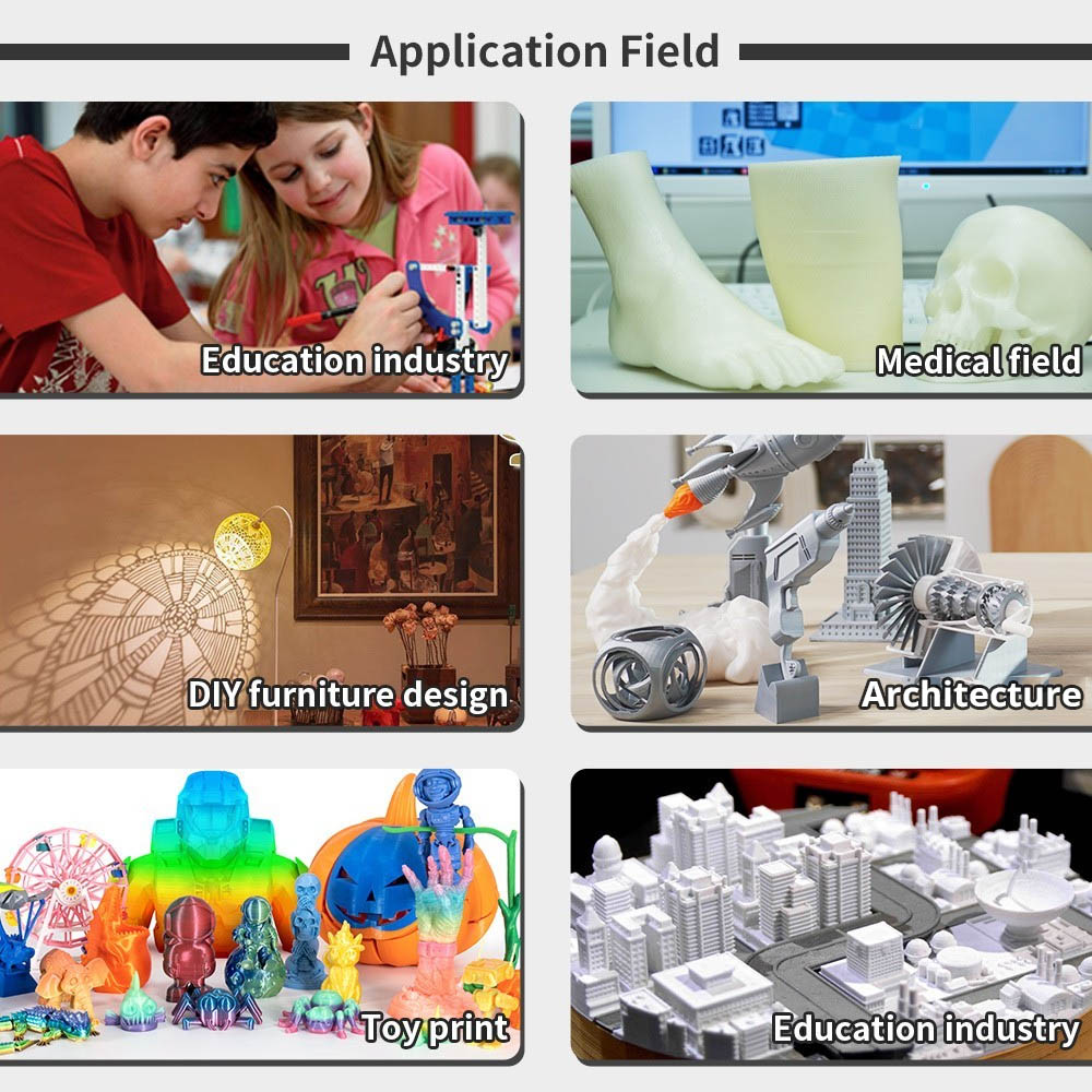 TRONXY VEHO 600 3D Printer, Automatic Leveling, Direct Extruder, Silicone Heated Bed, Mute Printing, Filament Detection, Resume Printing, Touch Screen, 600*600*600mm