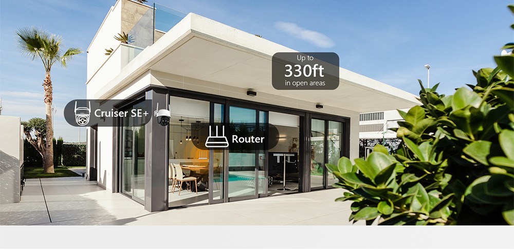 IMOU Cruiser SE+ 4MP Outdoor Security Camera with Spotlight, 110dB Siren, Color Night Vision, 1440P Panoramic Camera, IP66