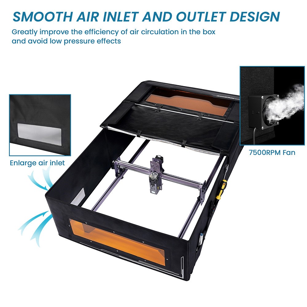 ATOMSTACK FB2 Plus Laser Engraver Foldable Enclosure | United States