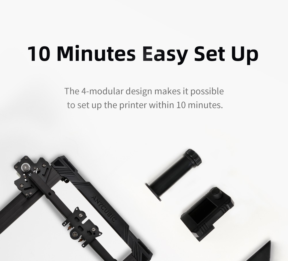 Anycubic Kobra Neo 3D Printer, Auto Leveling, Max 100mm/s Printing Speed, Resume Printing, 2.4 inch LCD Screen, PEI-coated Metal Sheet, 220*220*250mm