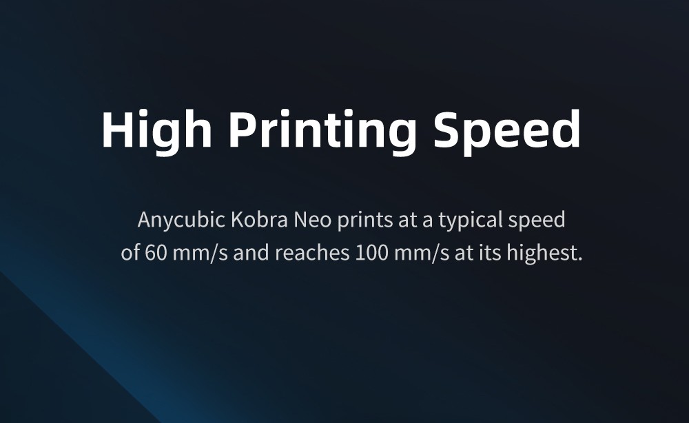 Anycubic Kobra Neo 3D Printer, Auto Leveling, Max 100mm/s Printing Speed, Resume Printing, 2.4 inch LCD Screen, PEI-coated Metal Sheet, 220*220*250mm