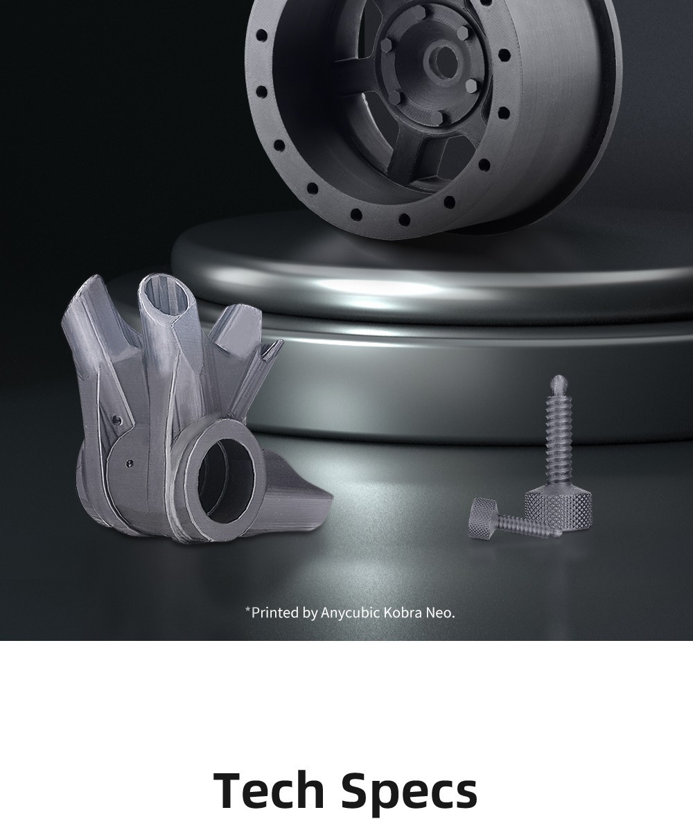 Anycubic Kobra Neo 3D Printer, Auto Leveling, Max 100mm/s Printing Speed, Resume Printing, 2.4 inch LCD Screen, PEI-coated Metal Sheet, 220*220*250mm