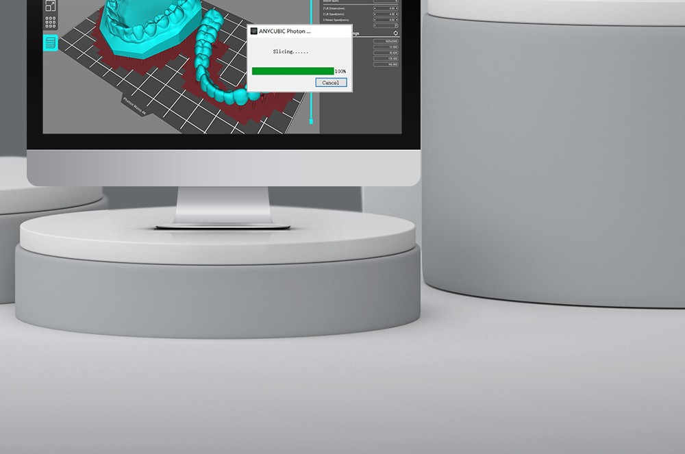 Anycubic Photon Mono X2 Resin 3D Printer, 9.1 inch 4K+ Screen, Max 60mm/h Printing Speed, Anycubic LighTurbo, 3.5 inch TFT Touch Control, 200x196x122mm