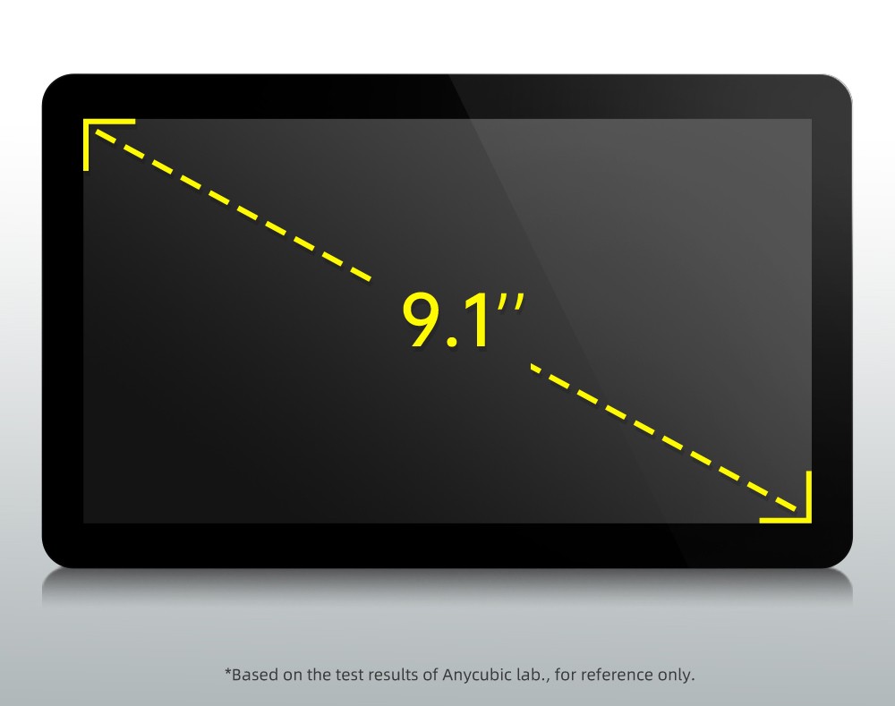 Anycubic Photon Mono X2 Resin 3D Printer, 9.1 inch 4K+ Screen, Max 60mm/h Printing Speed, Anycubic LighTurbo, 3.5 inch TFT Touch Control, 200x196x122mm