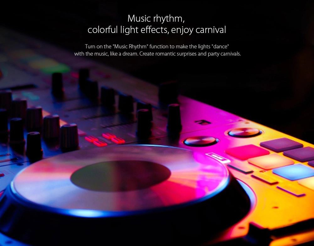 Difeisi Smart LED Strip Kit, 2m Length, 280lm/m RGB Light Strip, 16 Million Colors, 3000-6500K Color Temperature, Music Rhythm, Tuya Smart APP Control, Voice Control, Extendable to 5m - US Plug