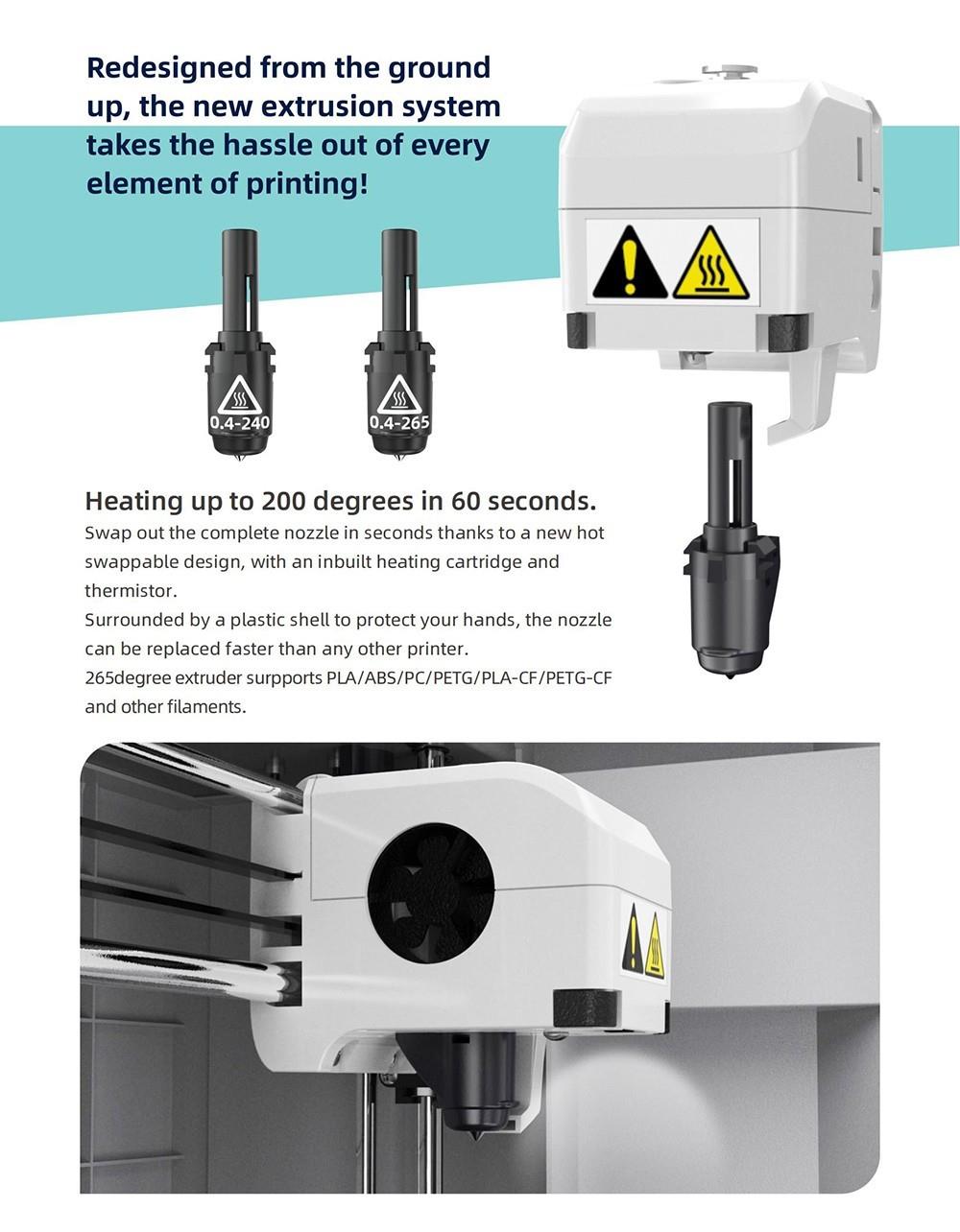 Flashforge Adventurer 3 Pro 3D Printer, Auto Leveling, Removable Nozzle, Filament Detection, Camera Monitor, Glass Build Plate, Ultra-Mute, Cloud Printing, 150*150*150mm