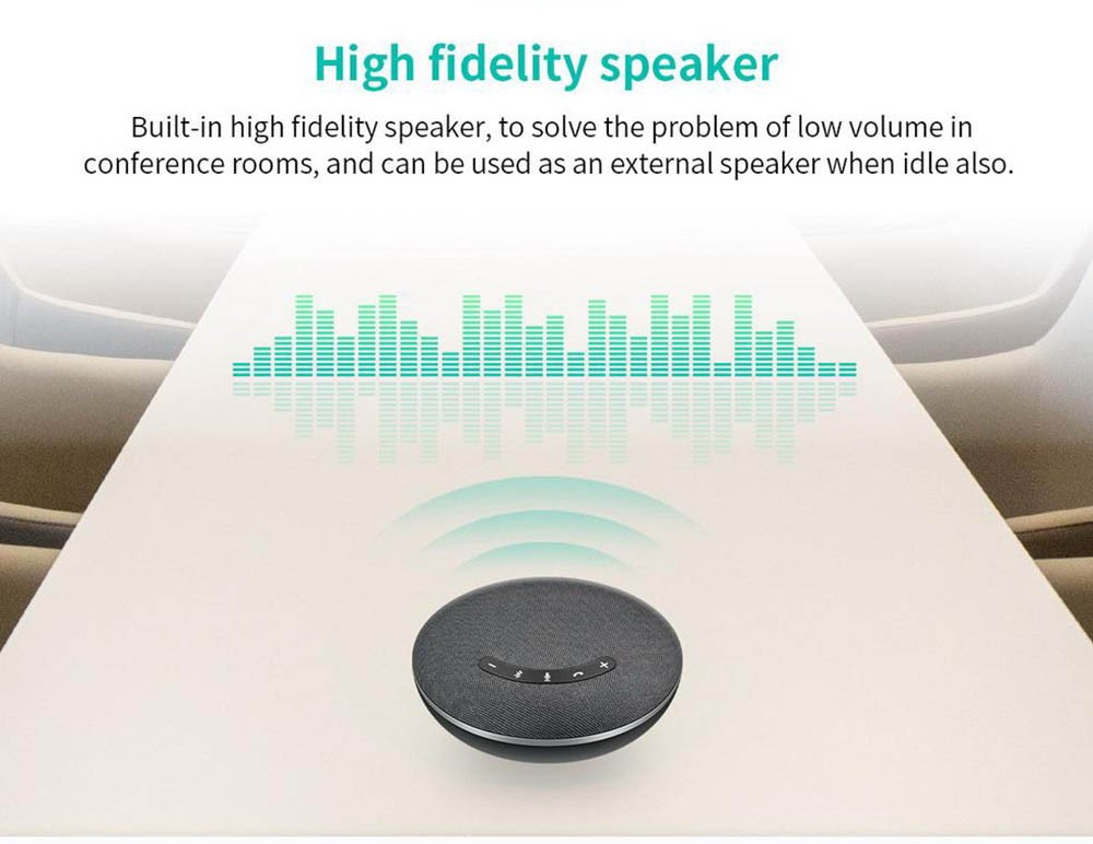 GUCEE M7 Wireless Omnidirectional Speakerphone - US