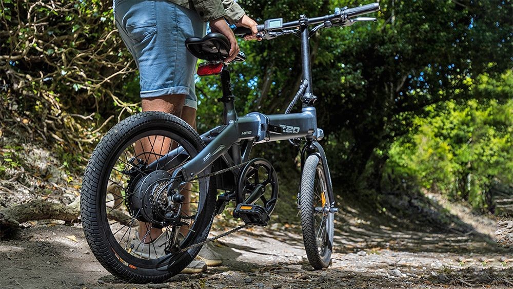 HIMO Z20 Plus Folding E-bike 20*2.125in Pneumatika 250W Motor 25km/h Max. rýchlosť 10Ah Batéria 80km Max. dojazd - šedá