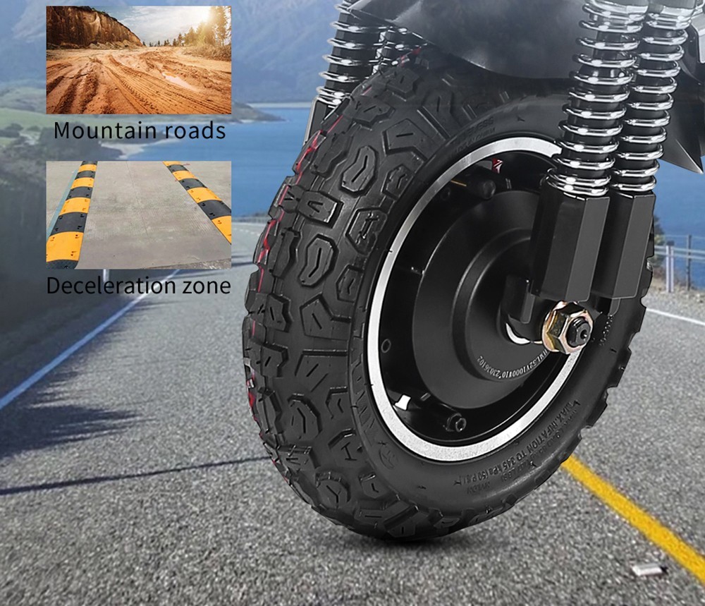 Halo Knight T104 Electric Scooter 10 inch Off-road Tires 52V 1000W*2 Motor 65km/h Max Speed 52V 21Ah Battery 45km Range