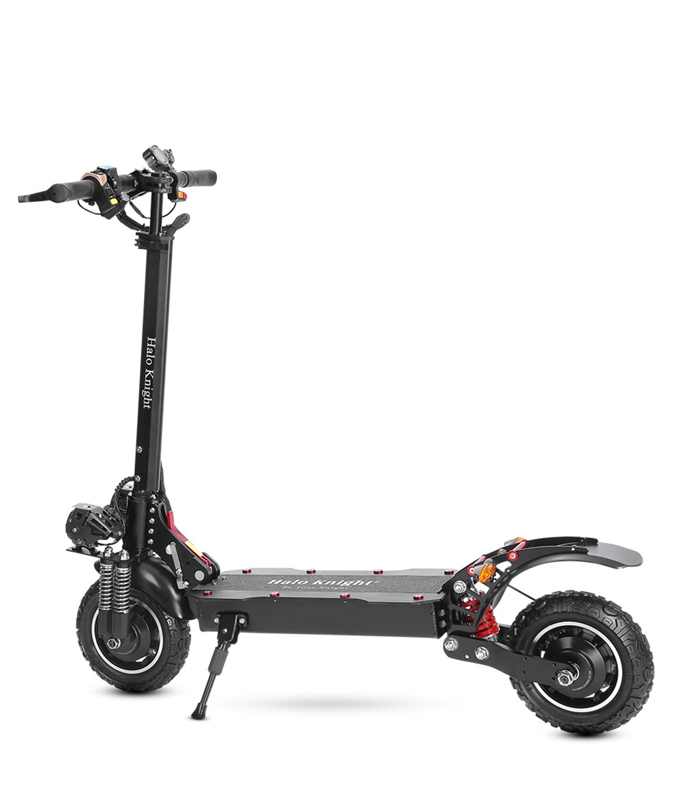 Halo Knight T104 Electric Scooter 10 inch Off-road Tires 52V 1000W*2 Motor 65km/h Max Speed 52V 21Ah Battery 45km Range