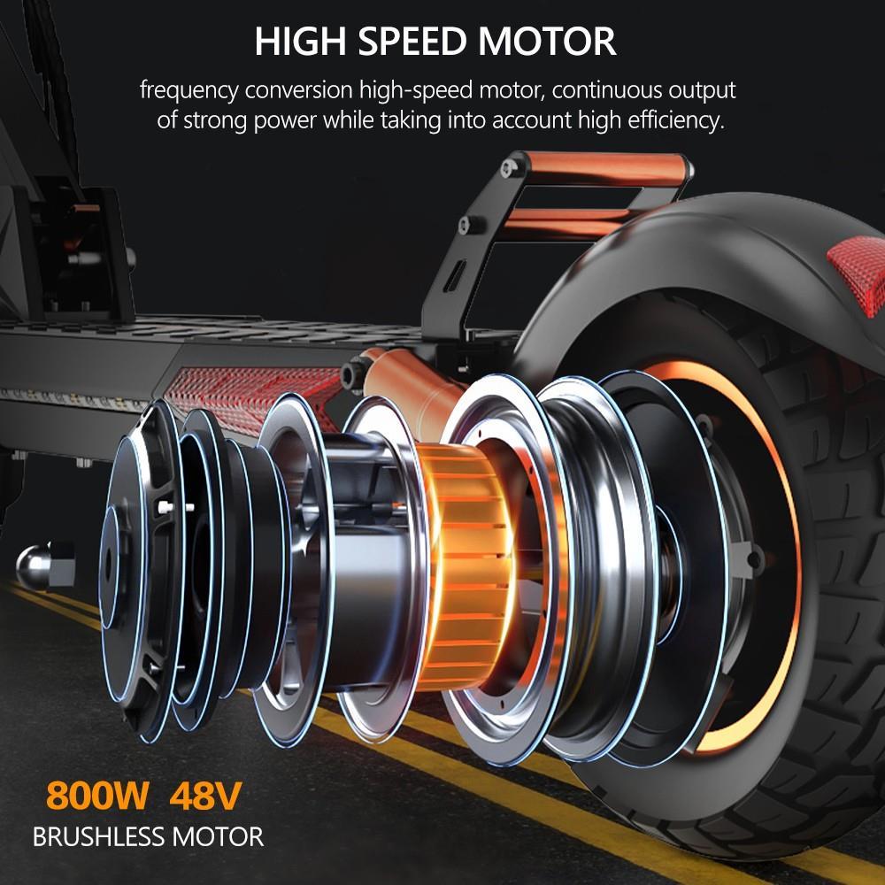 IENYRID M4Pro S+ Electric Scooter 10'' Tire 800W Motor 16Ah Battery for 25-37 Miles Mileage 150kg Load with Seat