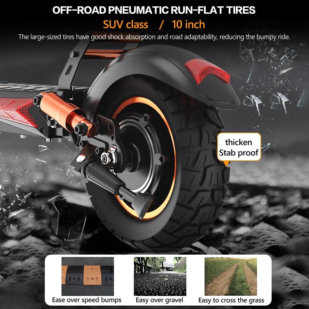 IENYRID M4Pro S+ Electric Scooter 10'' Tire 800W Motor 16Ah Battery for 25-37 Miles Mileage 150kg Load with Seat