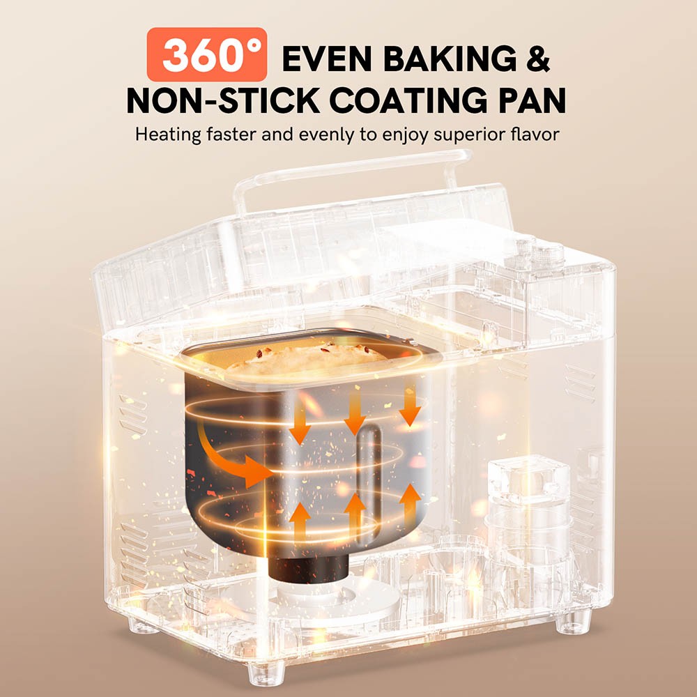 Involly BM8216-D 15 in 1 Fully Automatic Bread Maker