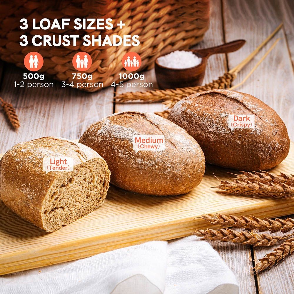 Involly BM8216-D 15 in 1 Fully Automatic Bread Maker