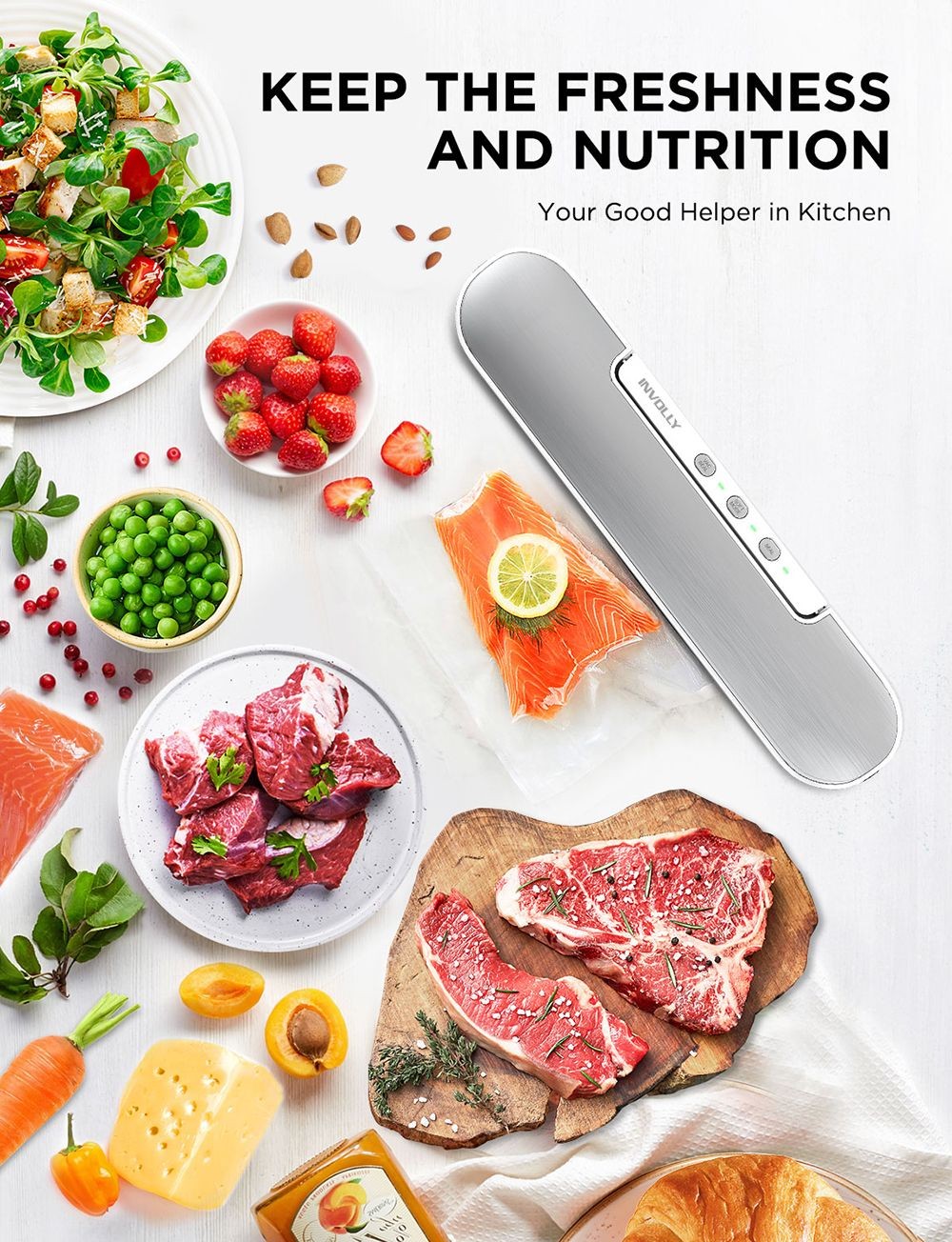 Involly V69 Vacuum Sealer Machine