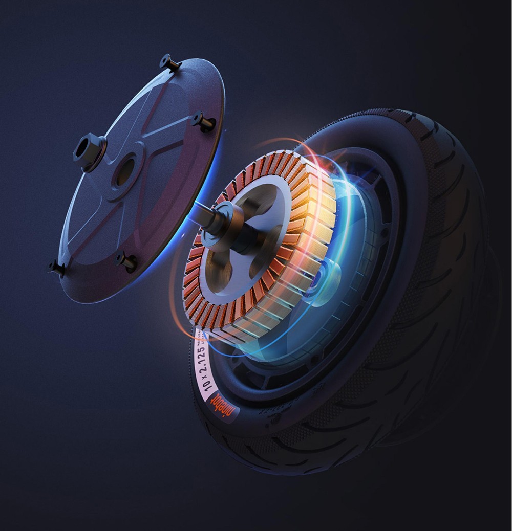 Ninebot D18E Electric Scooter Foldable 10in Pneumatic Tires 250W Hub Motor 25km/h Max Speed 36V 5.0Ah Battery 18km Range