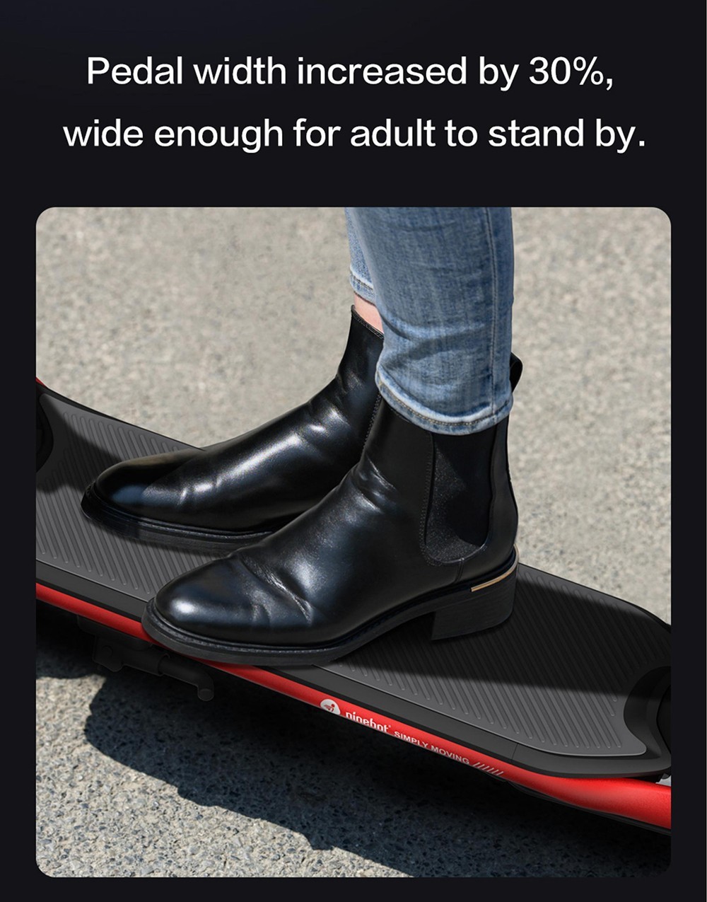 Ninebot D38E Electric Scooter Foldable 10in Tires 350W Hub Motor 25km/h Max Speed 36V 10.2Ah Battery 38km Range