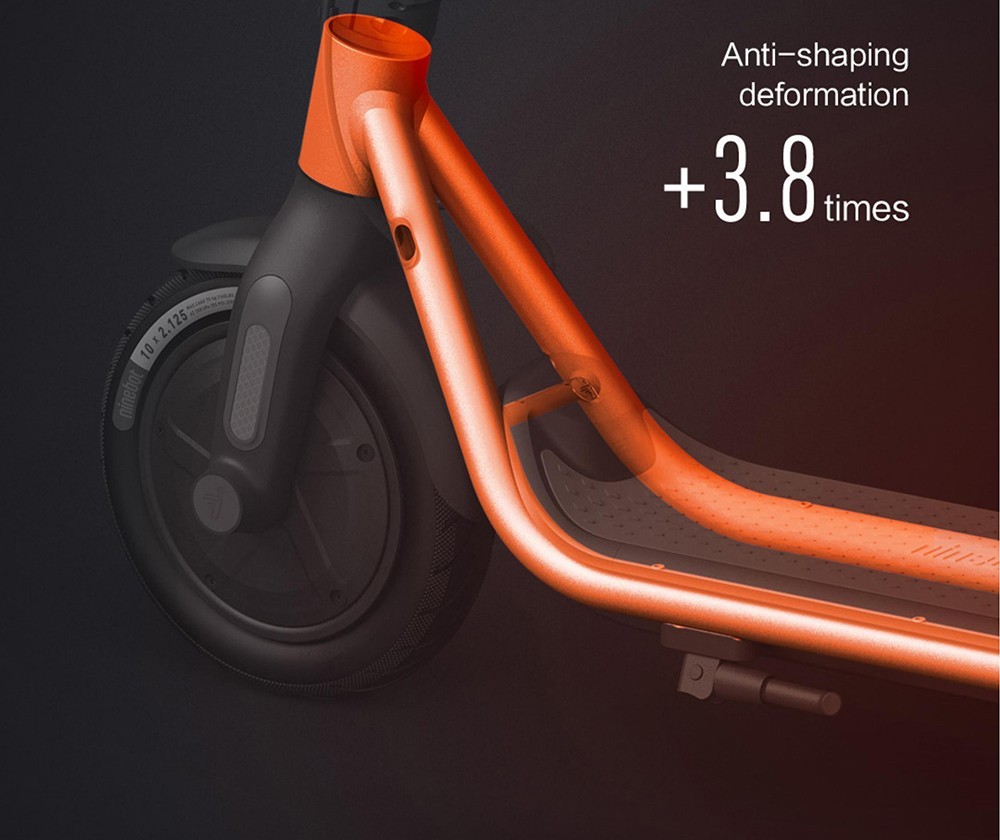 Ninebot D38E Electric Scooter Foldable 10in Tires 350W Hub Motor 25km/h Max Speed 36V 10.2Ah Battery 38km Range