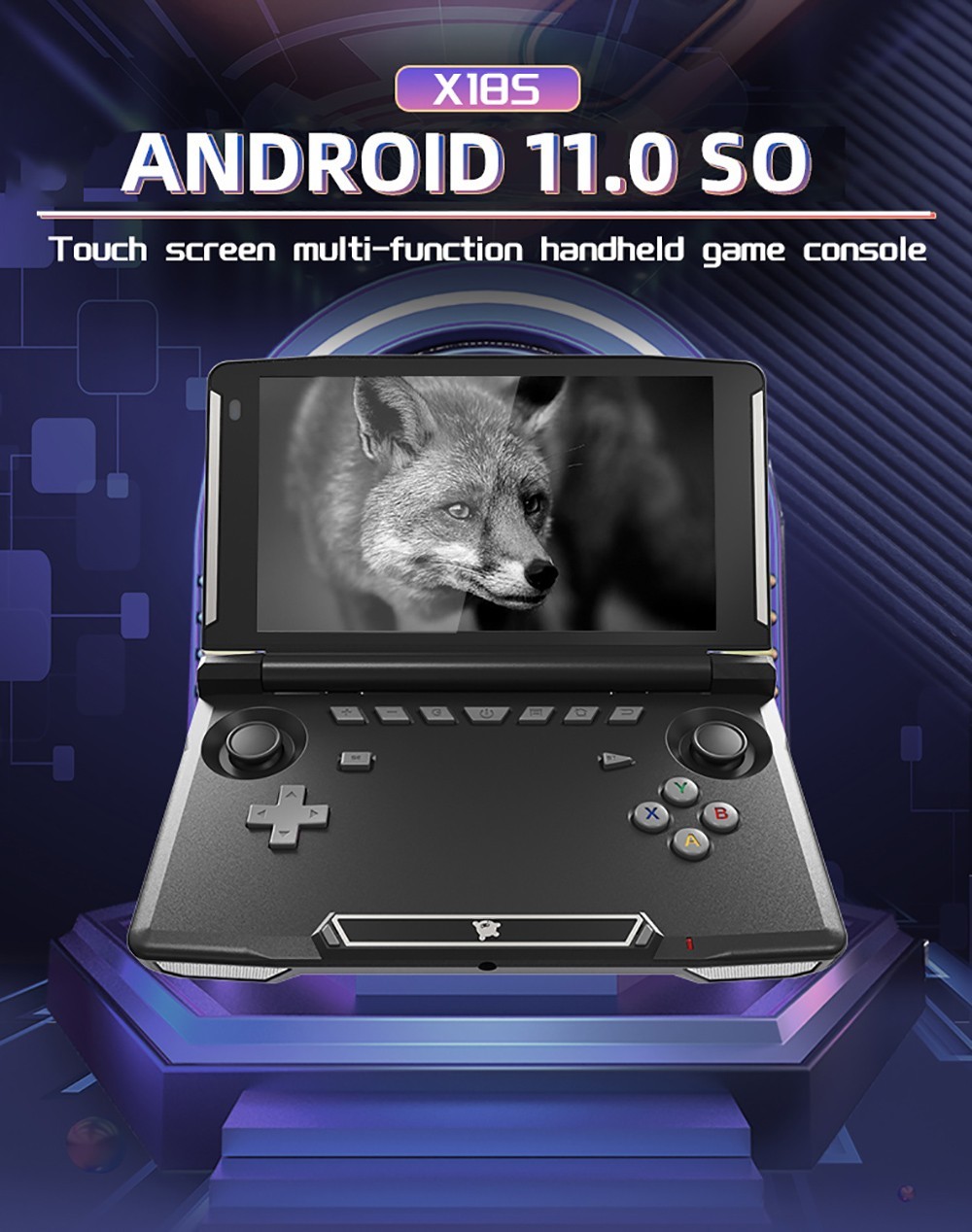 Powkiddy X18S Handheld Game Console 4GB ROM 64GB RAM Android 11.0